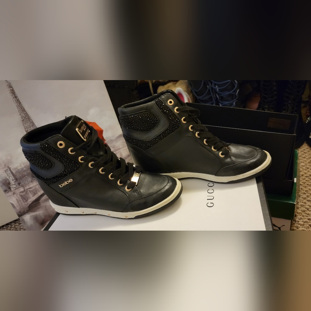 Bebe platform sneakers